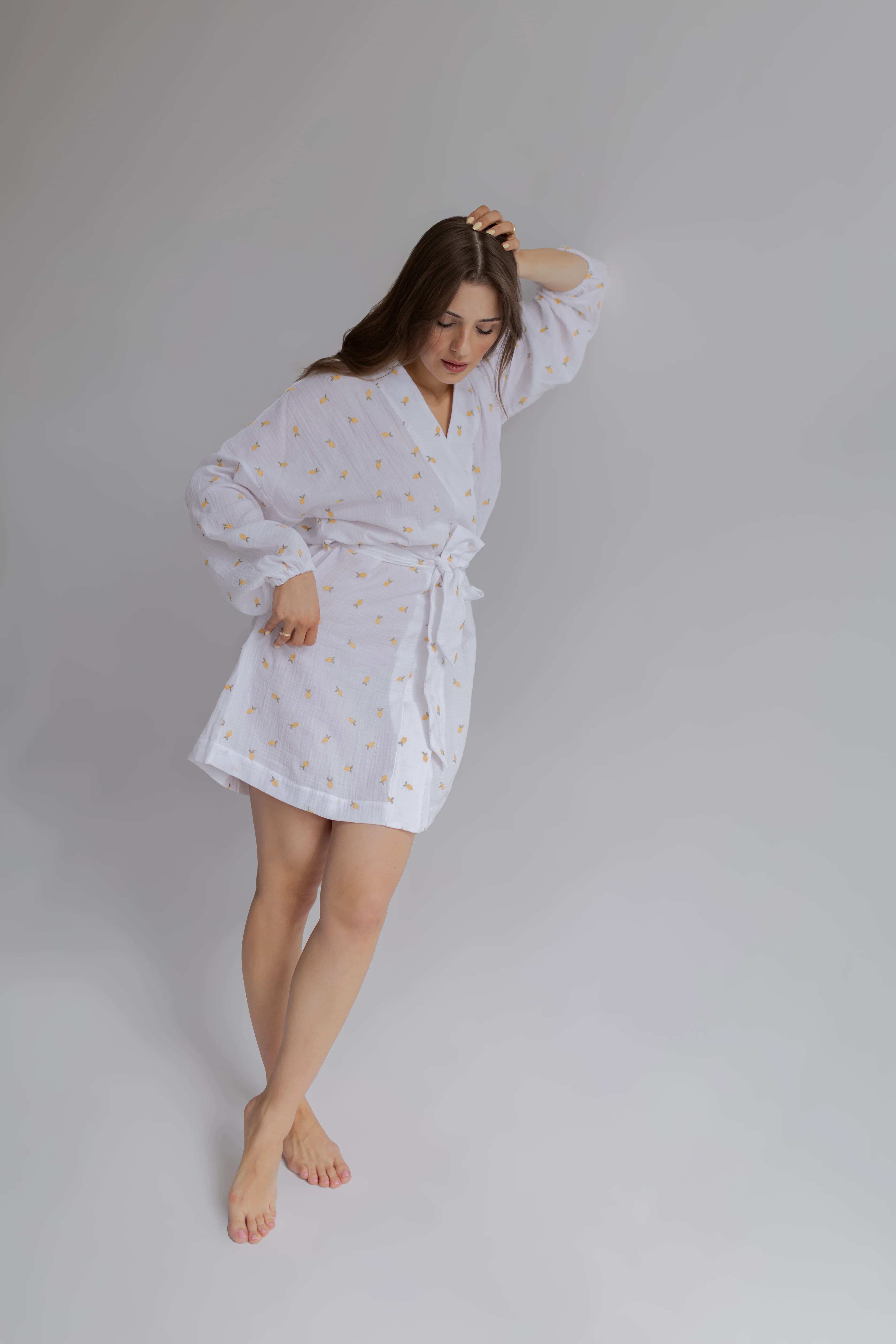 Kimono muślinowe Lemon - Image 10