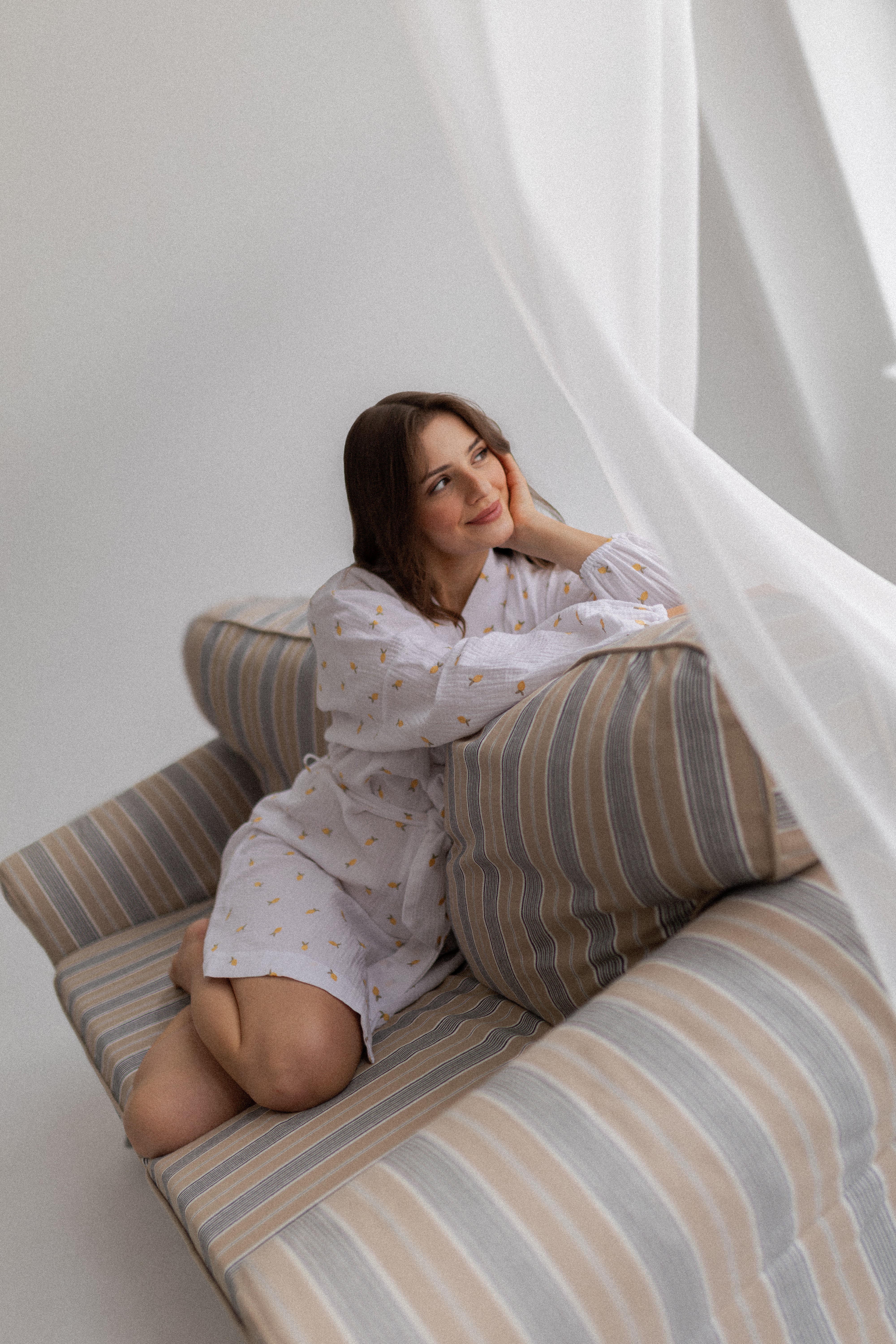 Kimono muślinowe Lemon - Image 3