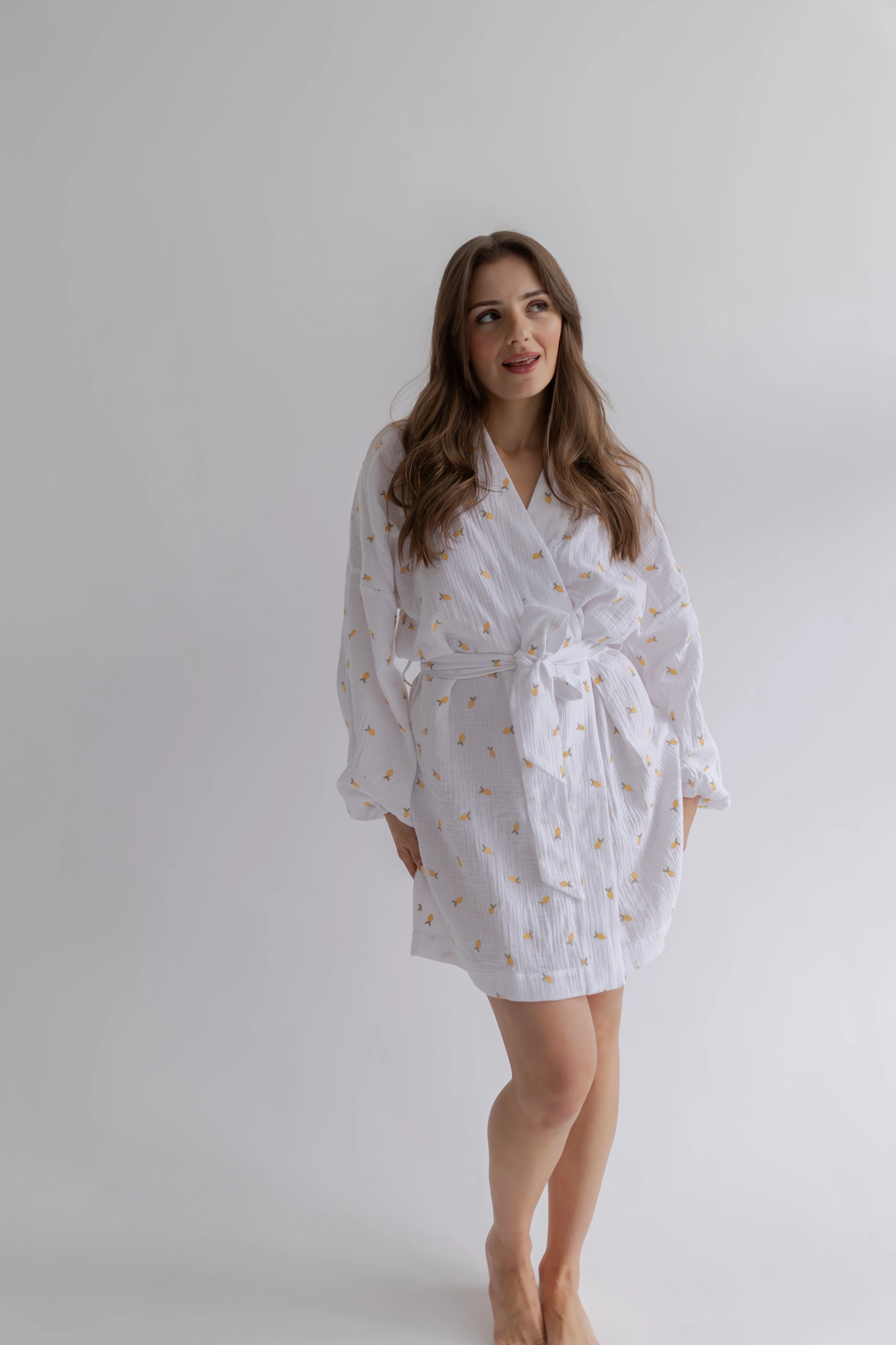 Kimono muślinowe Lemon - Image 6