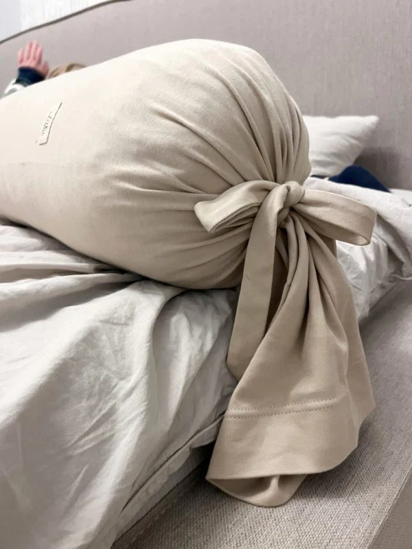 Poduszka ciążowa bawełniana Beige - Image 5